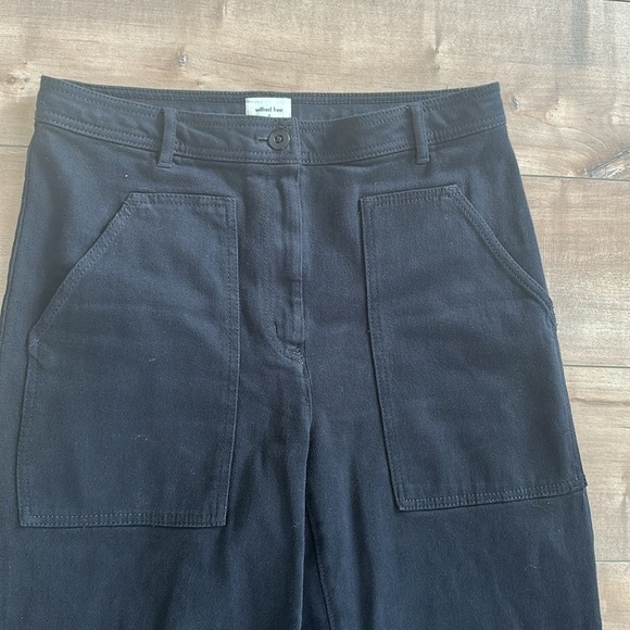 Aritzia Wilfred Free Modern Utility Black Pants Women’s Sz 8 - Picture 4 of 8